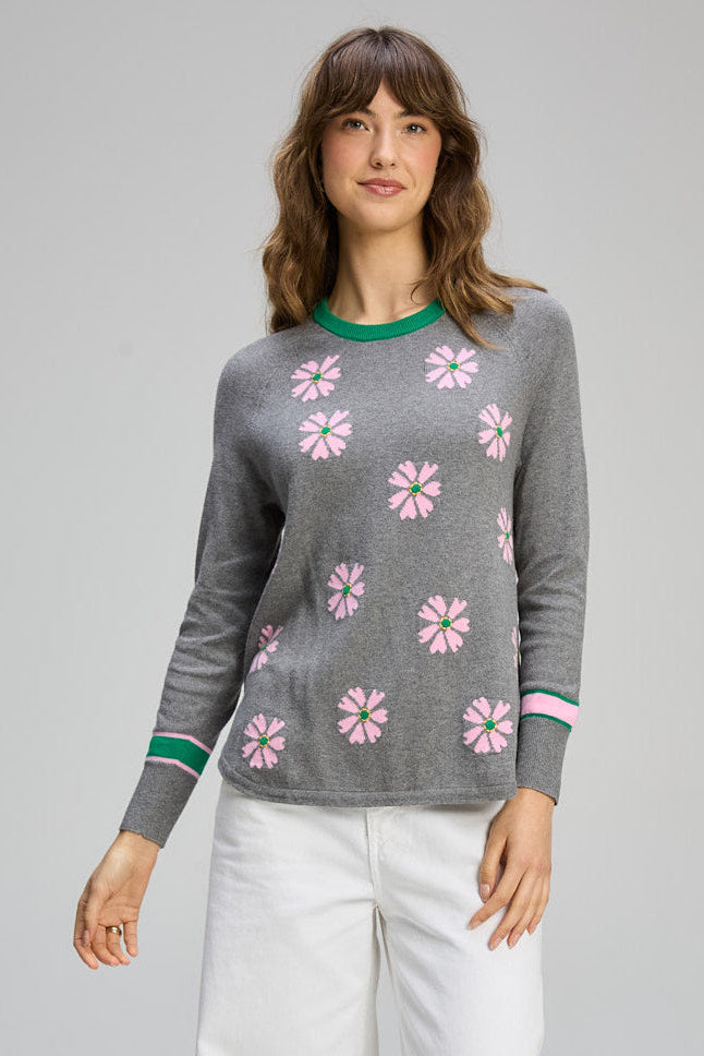 Z&P DAISY CHAIN JUMPER - CLOUD - THE VOGUE STORE