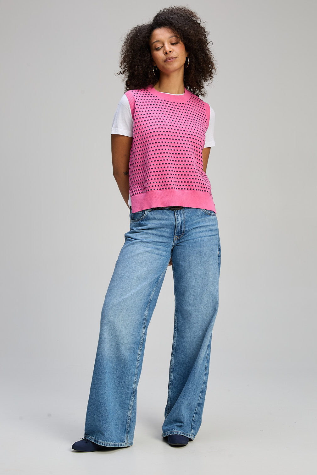 Z&P TEXTURED TANK - COSMOS - THE VOGUE STORE