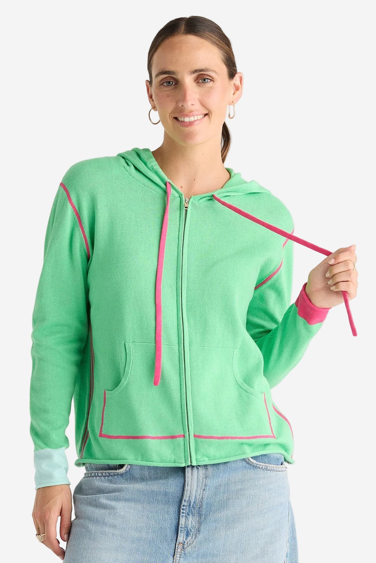 Z&P SPORTS HOODIE - JELLY MINT - THE VOGUE STORE