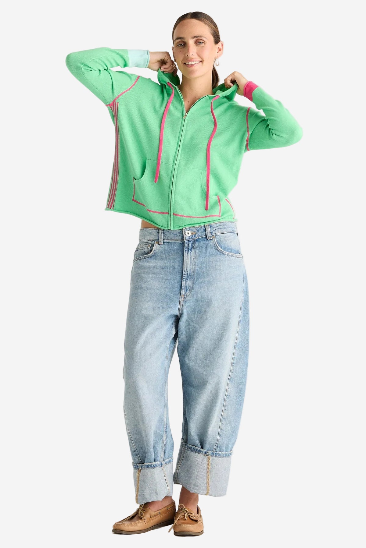 Z&P SPORTS HOODIE - JELLY MINT - THE VOGUE STORE