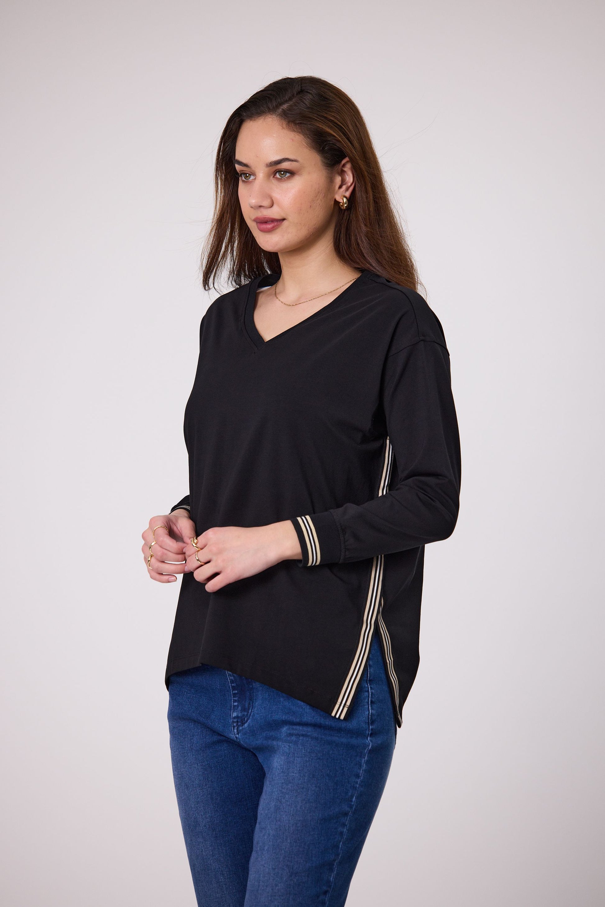DUO PASCAL TOP - BLACK - THE VOGUE STORE