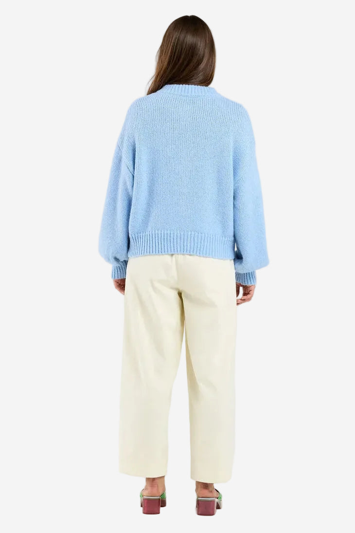 THING THING CHLOE CARDIGAN - BLUEBELL - THE VOGUE STORE