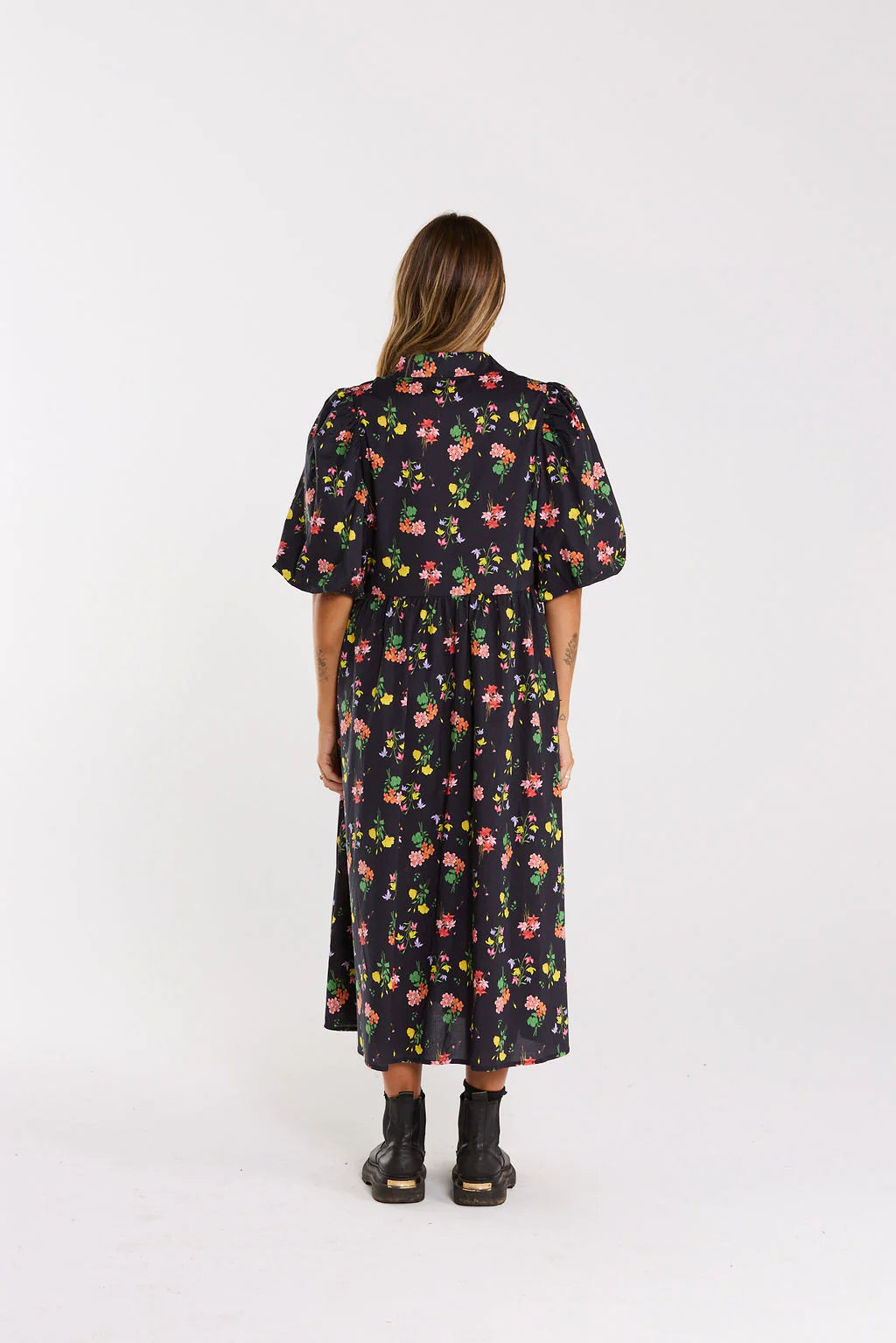 THING THING LUCINDA DRESS - VIVID NOIR - THE VOGUE STORE