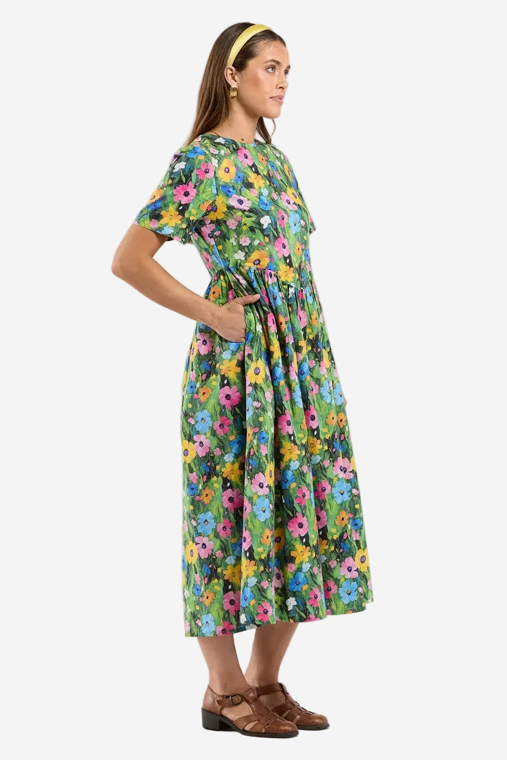 THING THING LUCETTE DRESS - FLORABURST - THE VOGUE STORE