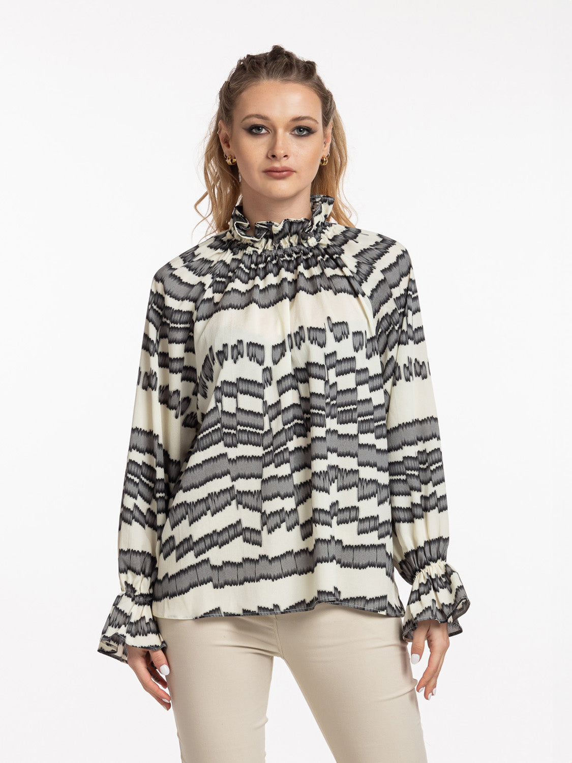 STYLE X LAB ARTIC TOP - PRINT - THE VOGUE STORE