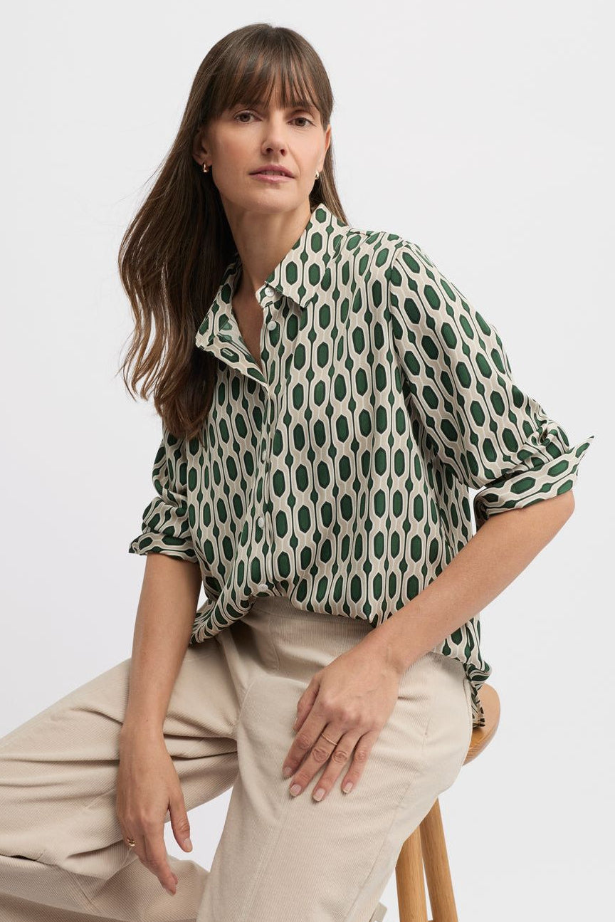 YARRA TRAIL IMPRESSION SHIRT  - THE VOGUE STORE