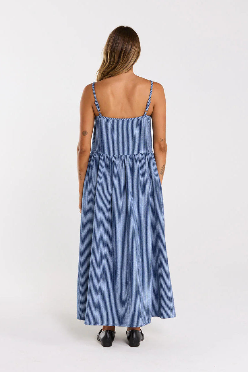 THING THING ZIGGLE DRESS - SKYLINE DENIM - THE VOGUE STORE
