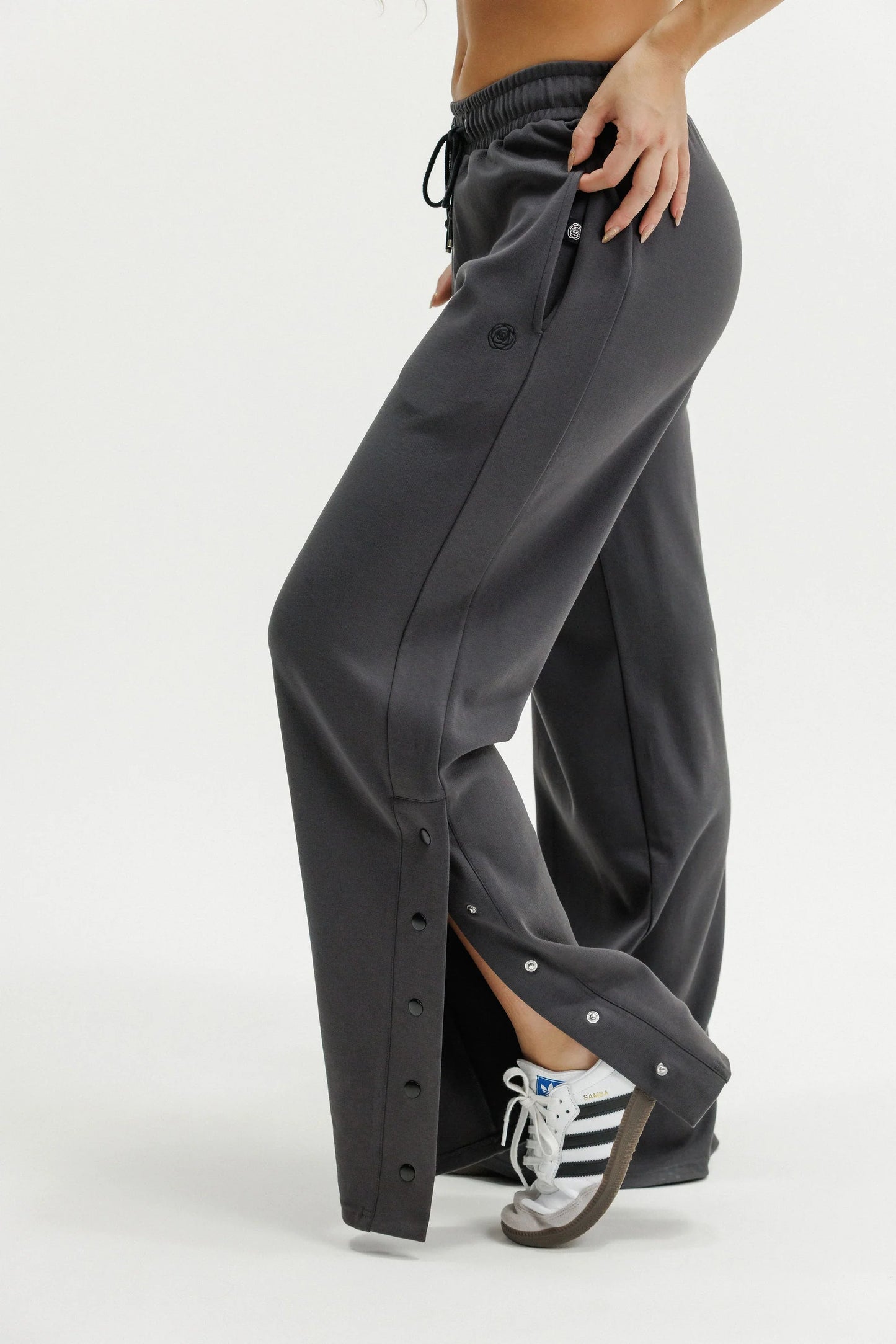ROSE ROAD DOME PANTS - GRAPHITE - THE VOGUE STORE