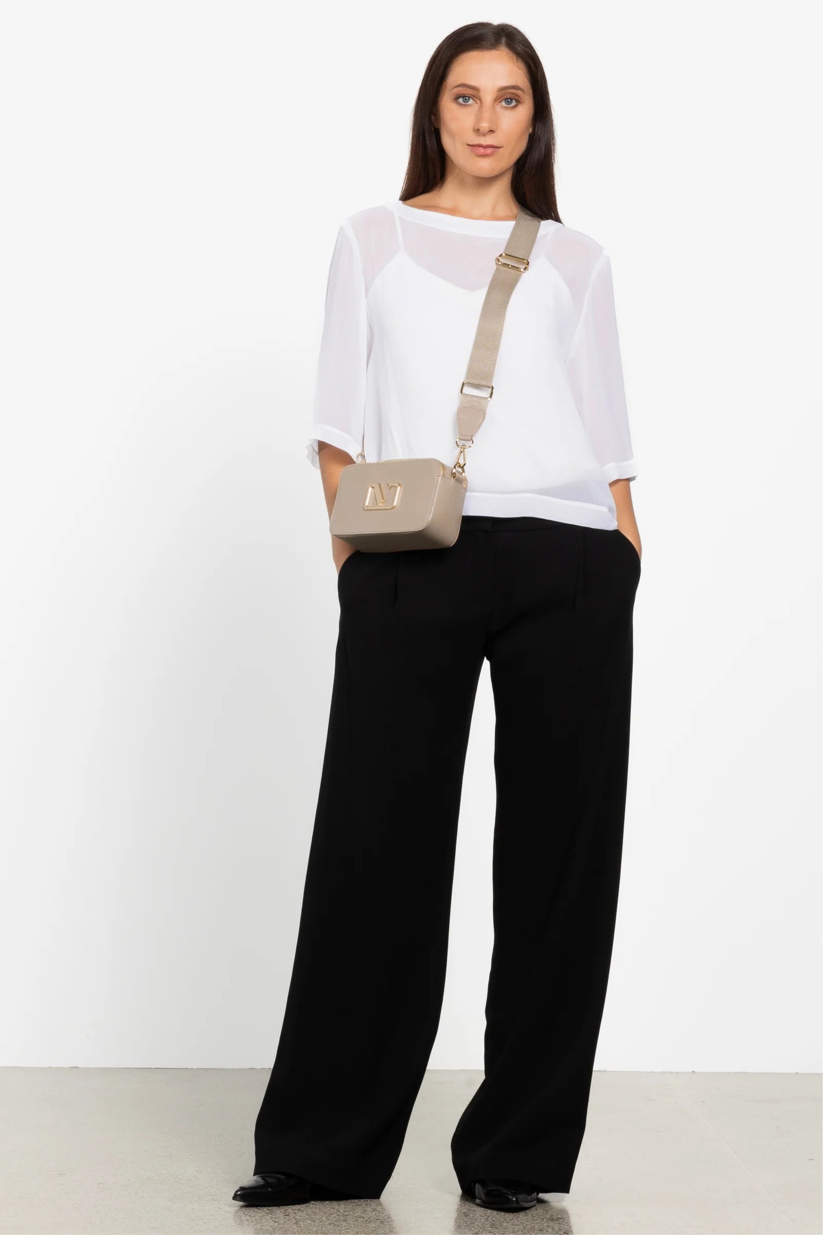 REPERTOIRE BREEZE TOP - WHITE - THE VOGUE STORE