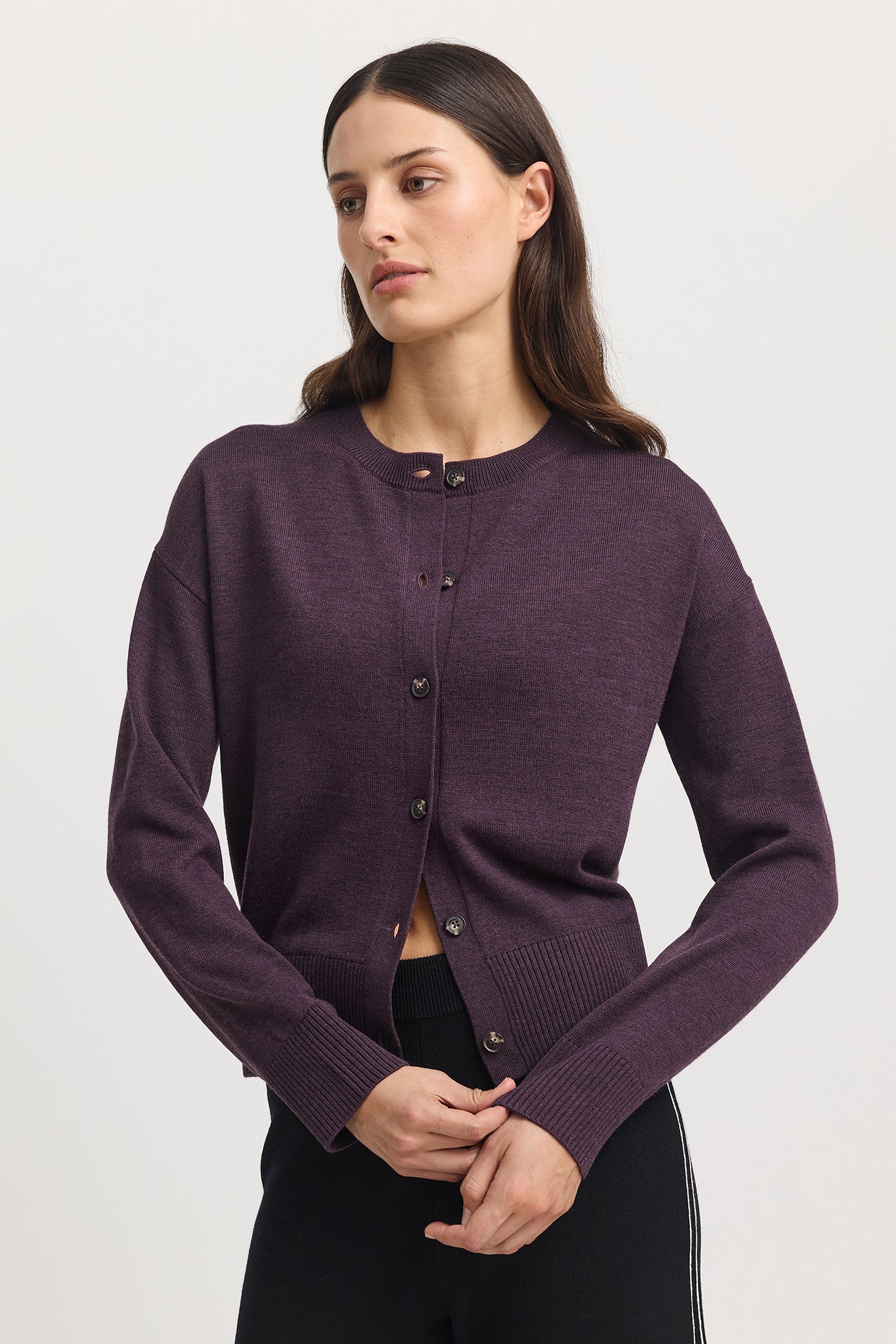 TOORALLIE FINE KNIT CARDIGAN - SUMAK - THE VOGUE STORE