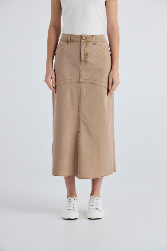 LANIA RAINE SKIRT - TOFFEE - THE VOGUE STORE