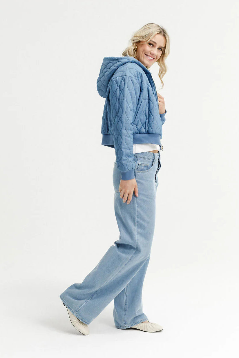 HOMELEE EMILY JACKET - SAPPHIRE - THE VOGUE STORE