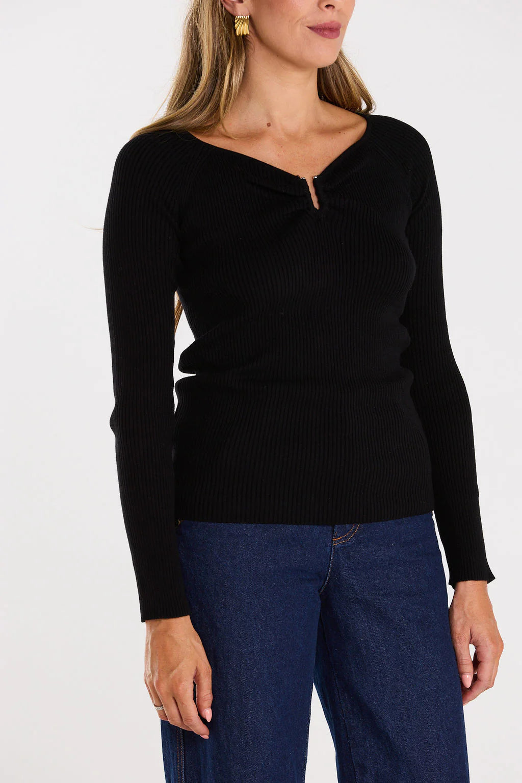 THING THING LOOP LONG SLEEVE - BLACK - THE VOGUE STORE