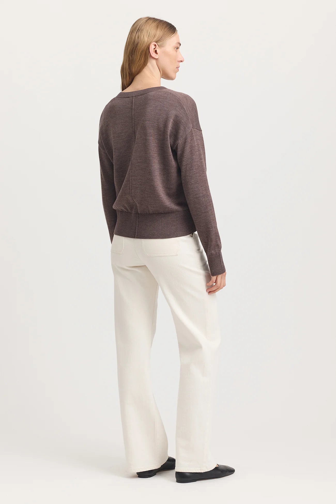 TOORALLIE FINE KNIT CARDIGAN - MOCHA - THE VOGUE STORE