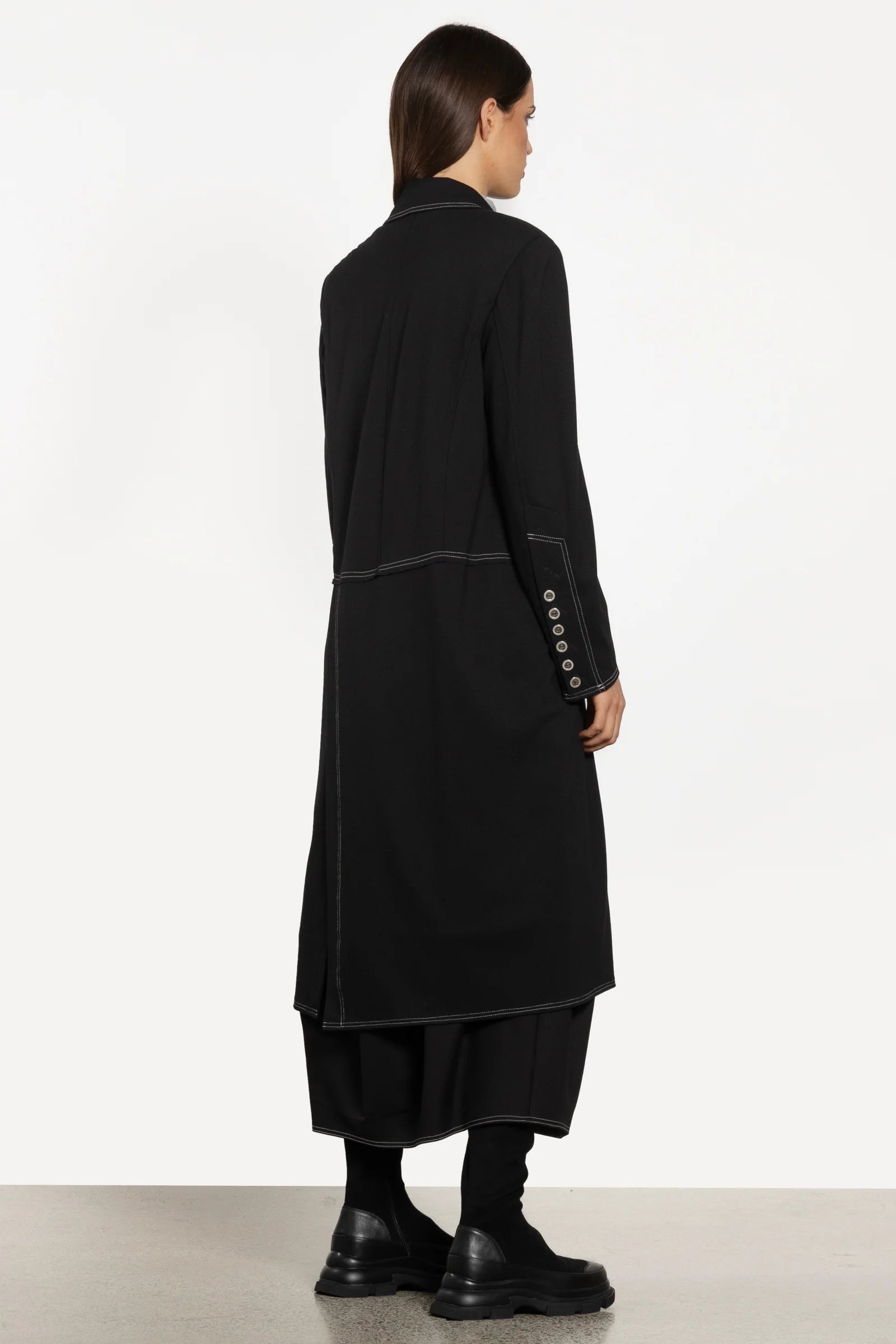 REPERTOIRE COVENTRY COAT - BLACK - THE VOGUE STORE