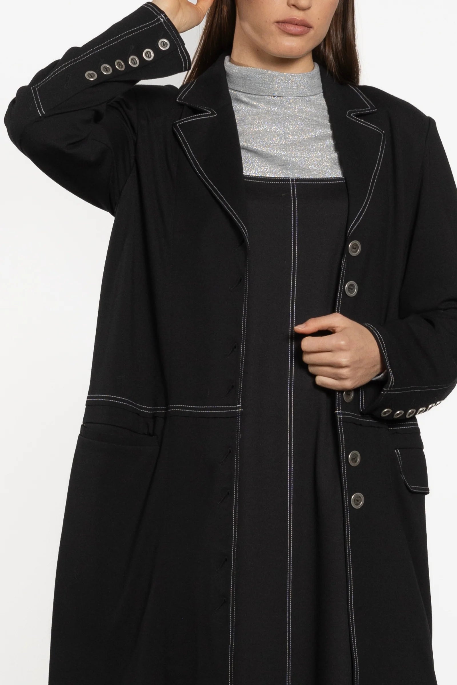 REPERTOIRE COVENTRY COAT - BLACK - THE VOGUE STORE
