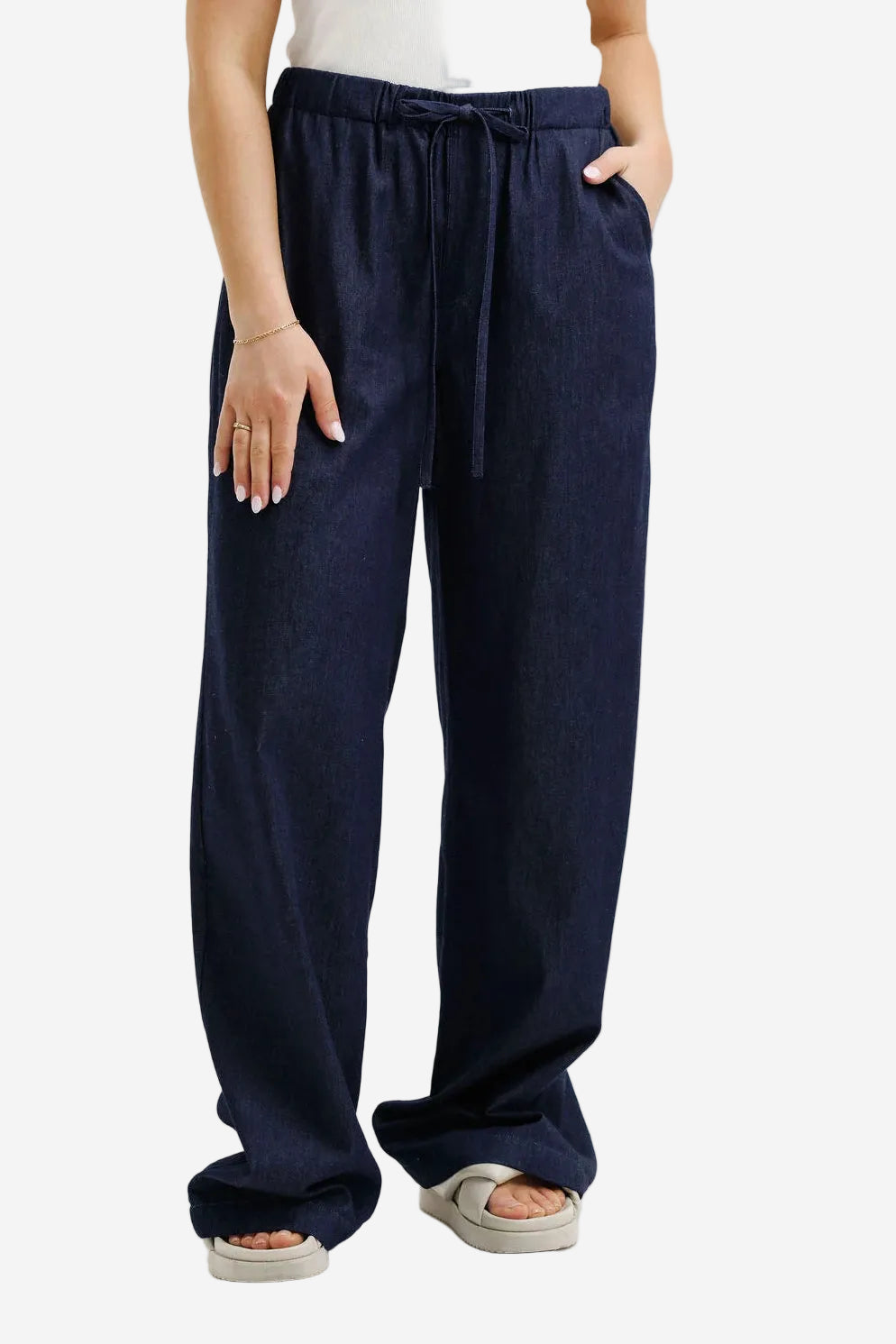 HOMELEE OTIS PANT - MIDNIGHT BLUE - THE VOGUE STORE