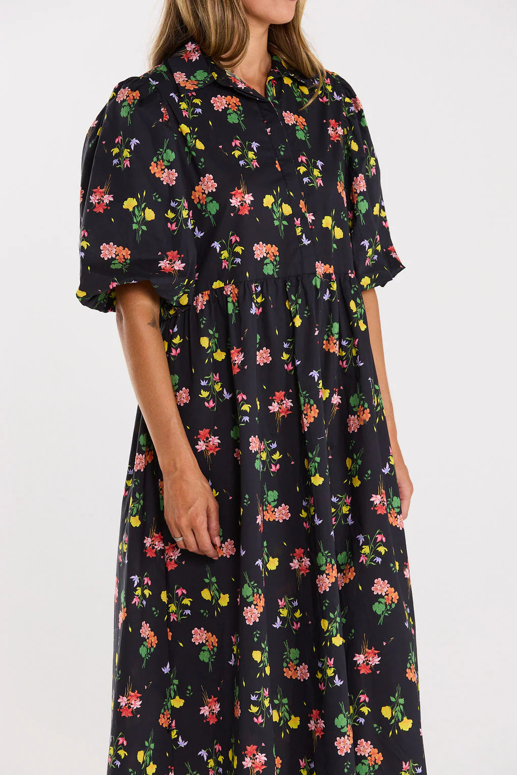 THING THING LUCINDA DRESS - VIVID NOIR - THE VOGUE STORE