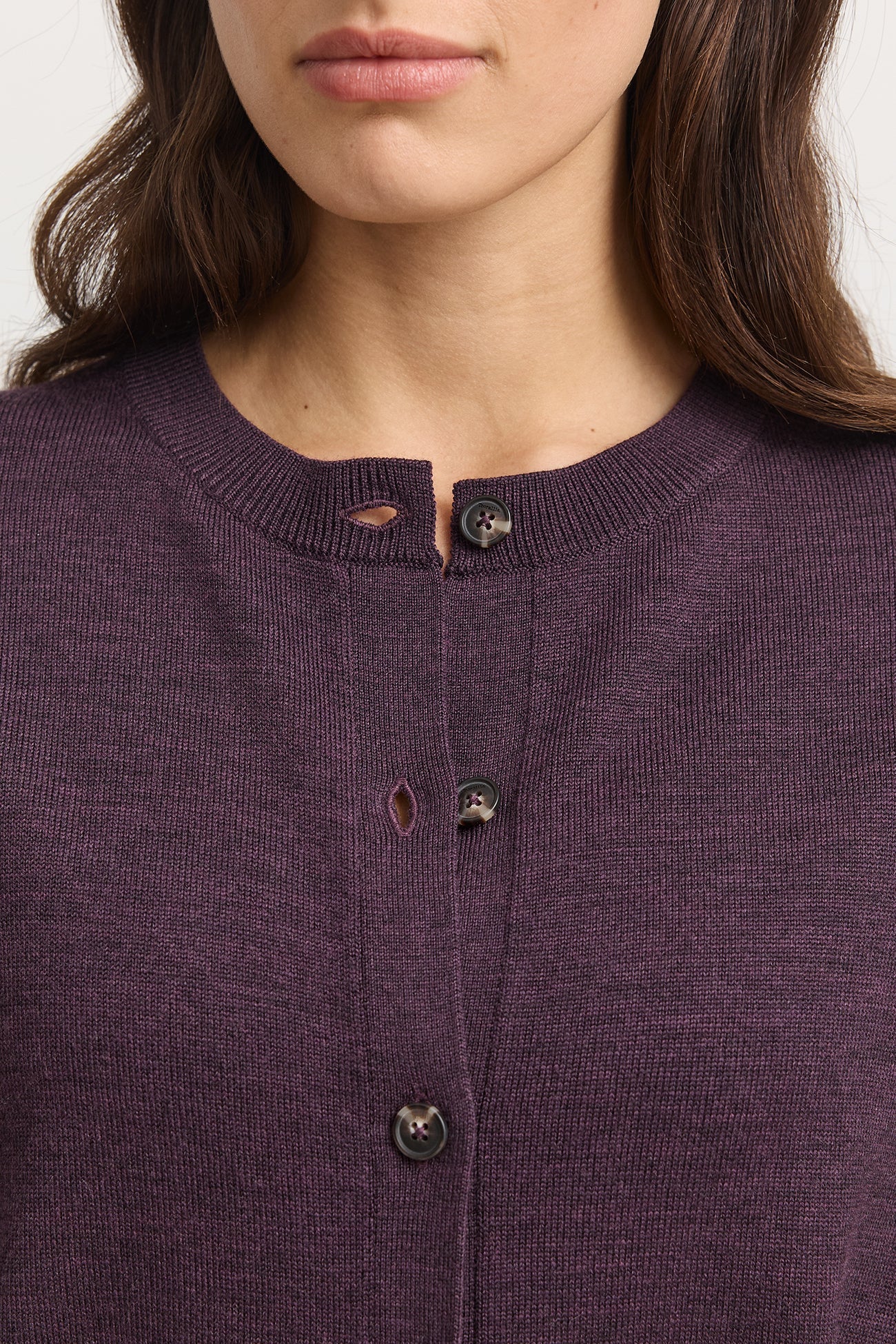 TOORALLIE FINE KNIT CARDIGAN - SUMAK - THE VOGUE STORE