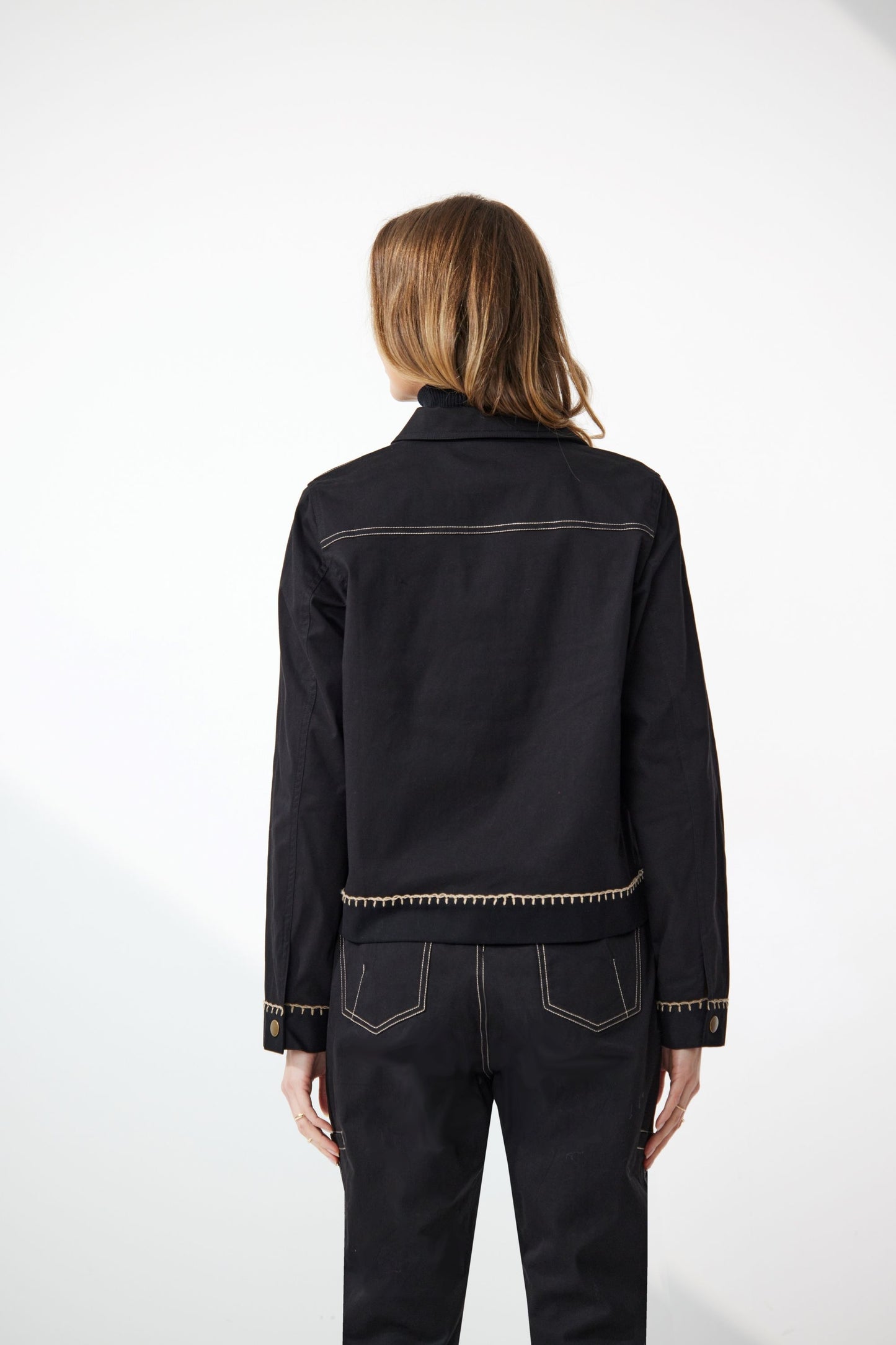 NEWPORT FORT JACKET - BLACK - THE VOGUE STORE