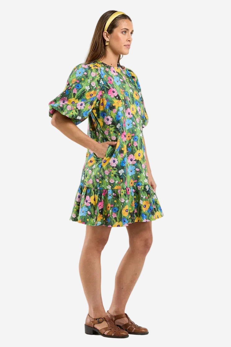 THING THING WHIZ DRESS - FLORABURST - THE VOGUE STORE