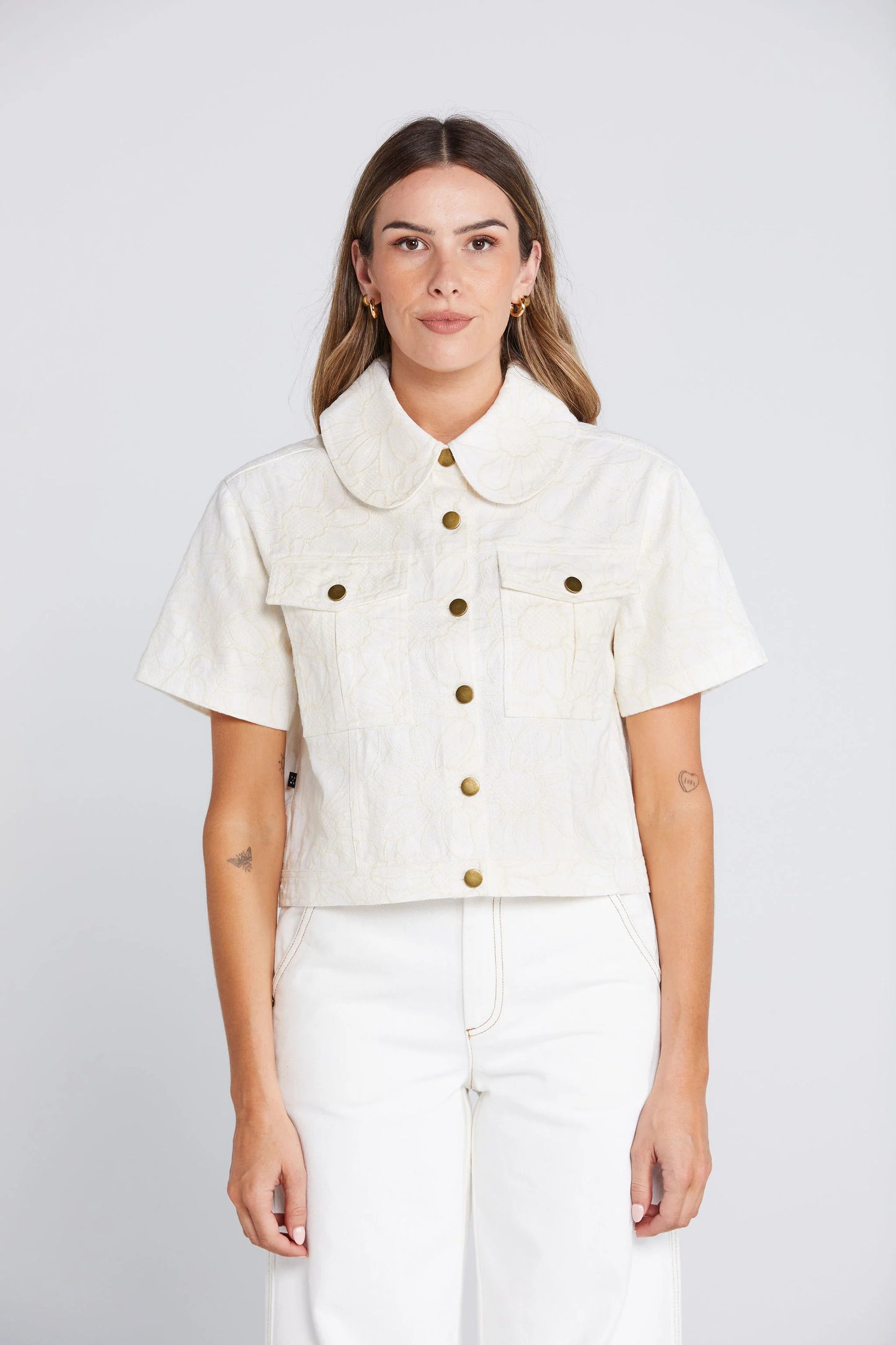 THING THING ZEPHRYA TOP - CREAMY DAISY - THE VOGUE STORE
