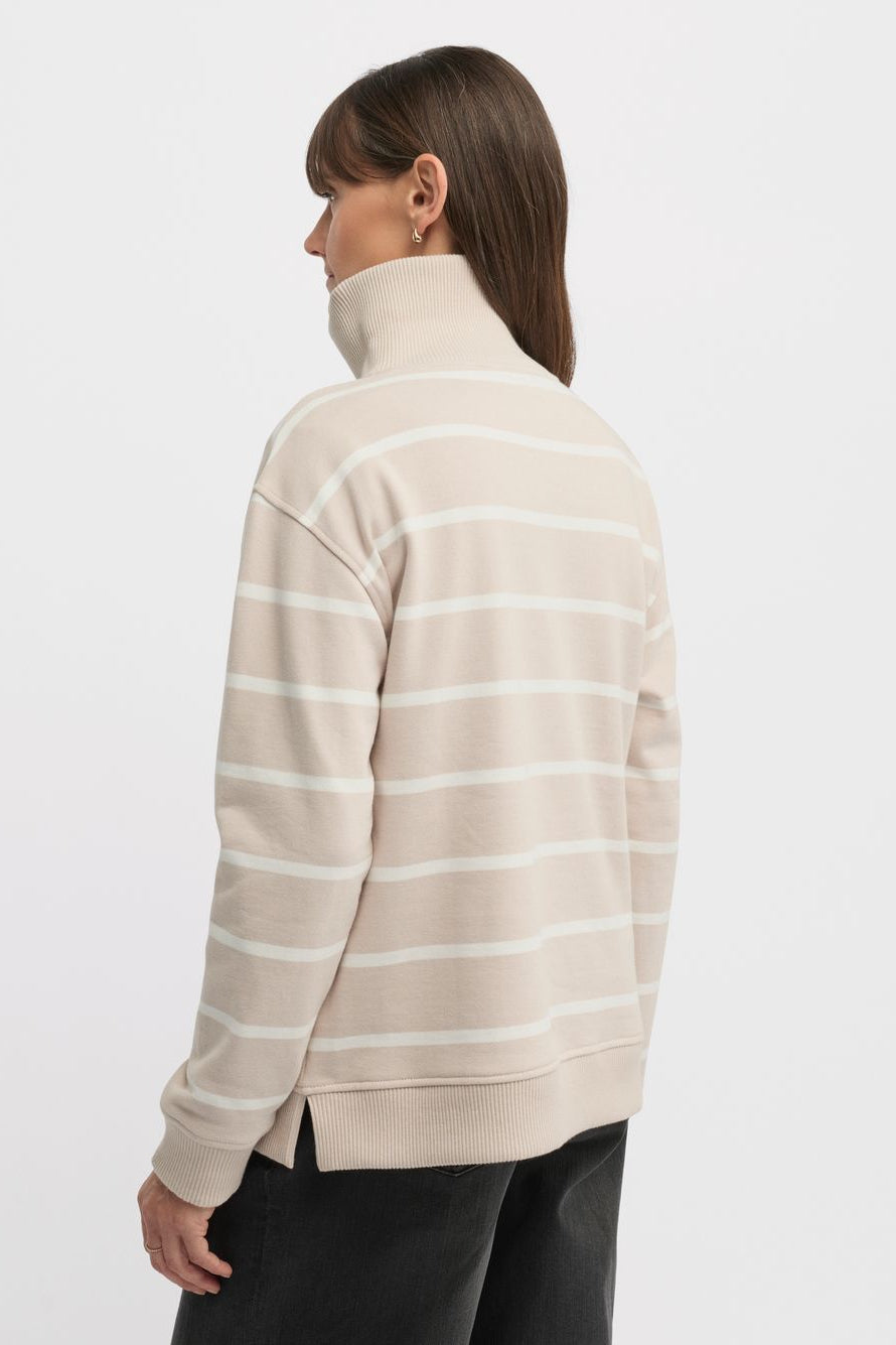 YARRA TRAIL ETERNAL SWEAT - ALMOND/ECRU - THE VOGUE STORE