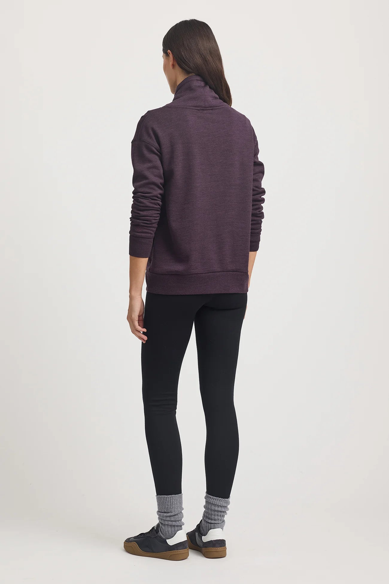 TOORALLIE LOUNGE FUNNEL NECK - SUMAK - THE VOGUE STORE