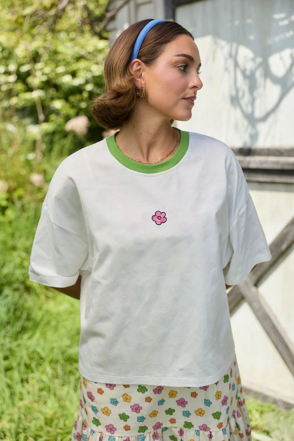 THING THING HANGTIME TEE - MILK - THE VOGUE STORE