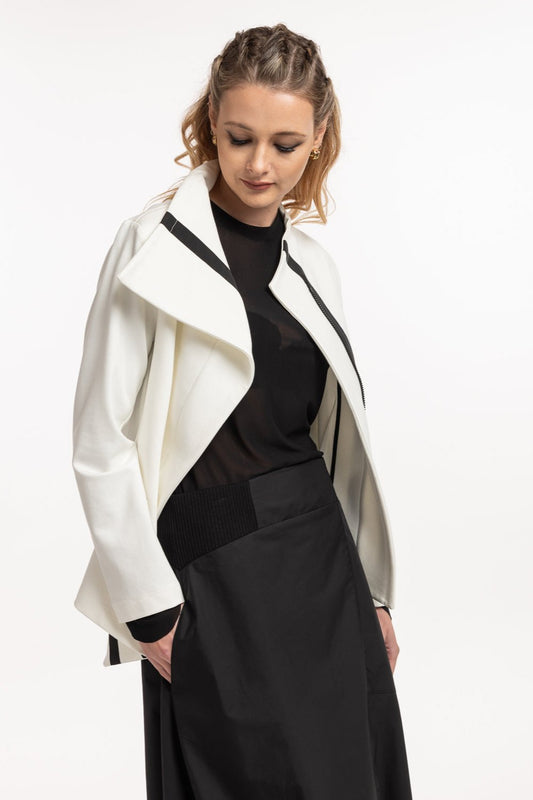 STYLE X LAB EXTENSION JACKET - IVORY - THE VOGUE STORE
