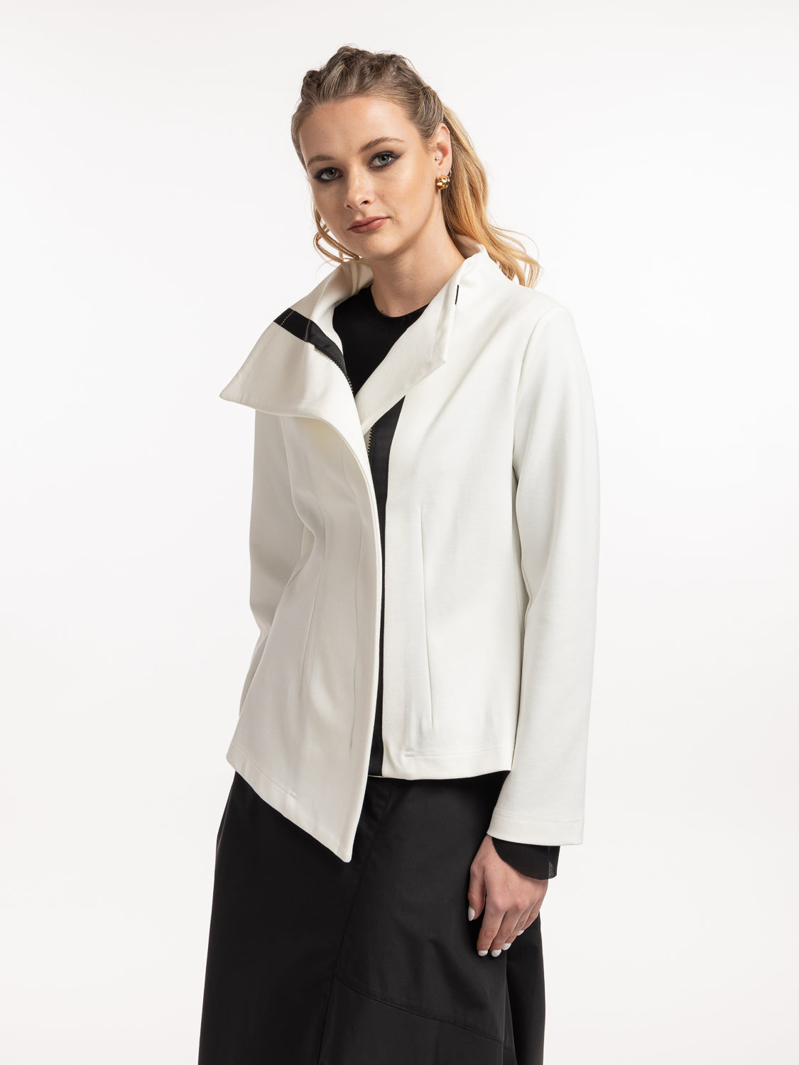 STYLE X LAB EXTENSION JACKET - IVORY - THE VOGUE STORE