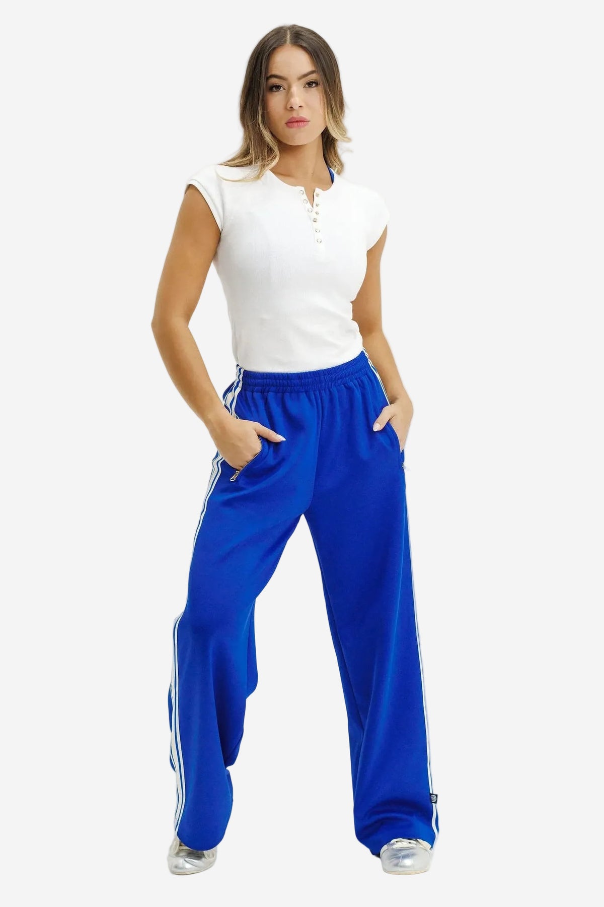 ROSE ROAD JETT PANTS - ULTRAMARINE - THE VOGUE STORE