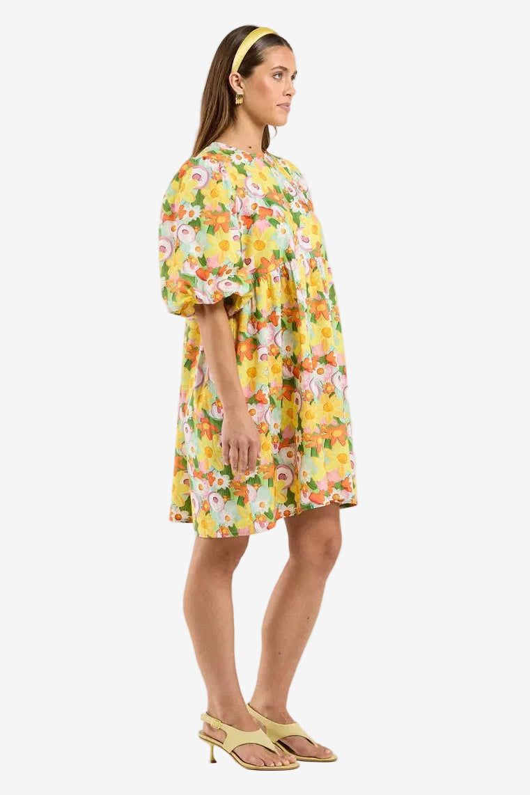THING THING SPIN DRESS - FRUIT SALAD FLORAL - THE VOGUE STORE