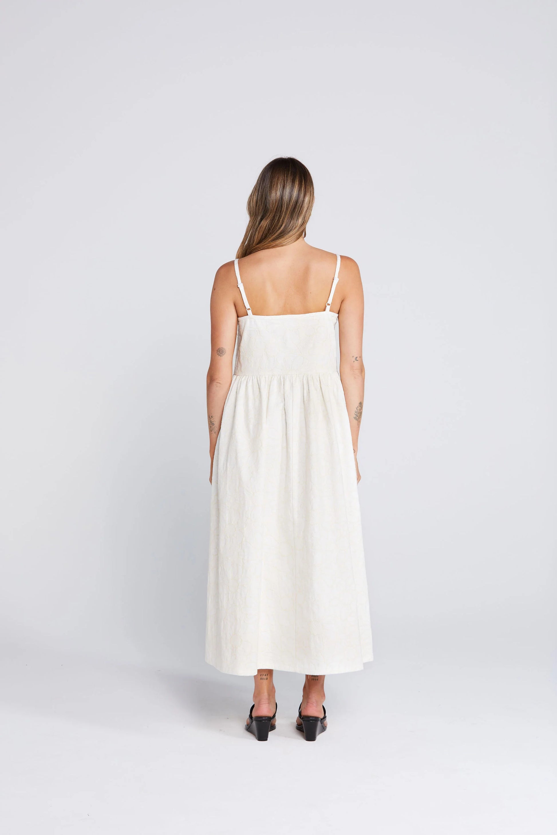 THING THING ZIGGLE DRESS - CREAMY DAISY - THE VOGUE STORE
