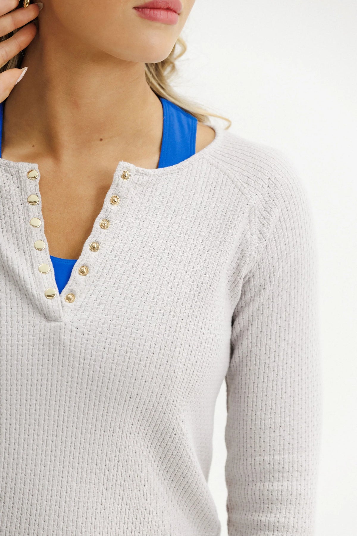ROSE ROAD BENNE LONG SLEEVE - URBAN MARLE - THE VOGUE STORE
