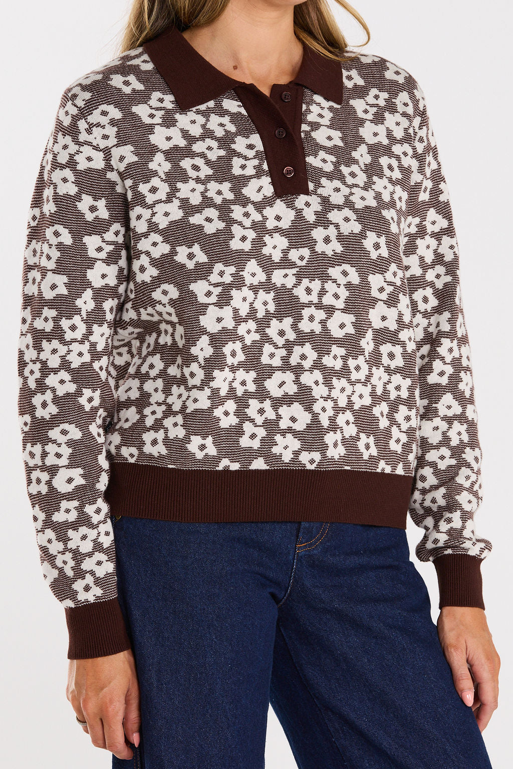 THING THING FAIRPLAY JUMPER - CHOC RIPPLE - THE VOGUE STORE