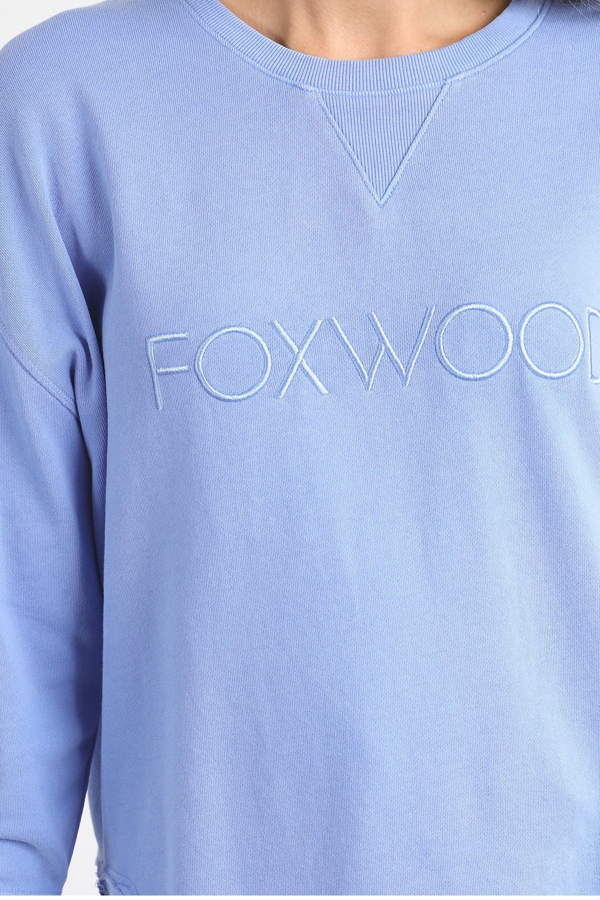 FOXWOOD SIMPLIFIED CREW - NEON BLUE - THE VOGUE STORE