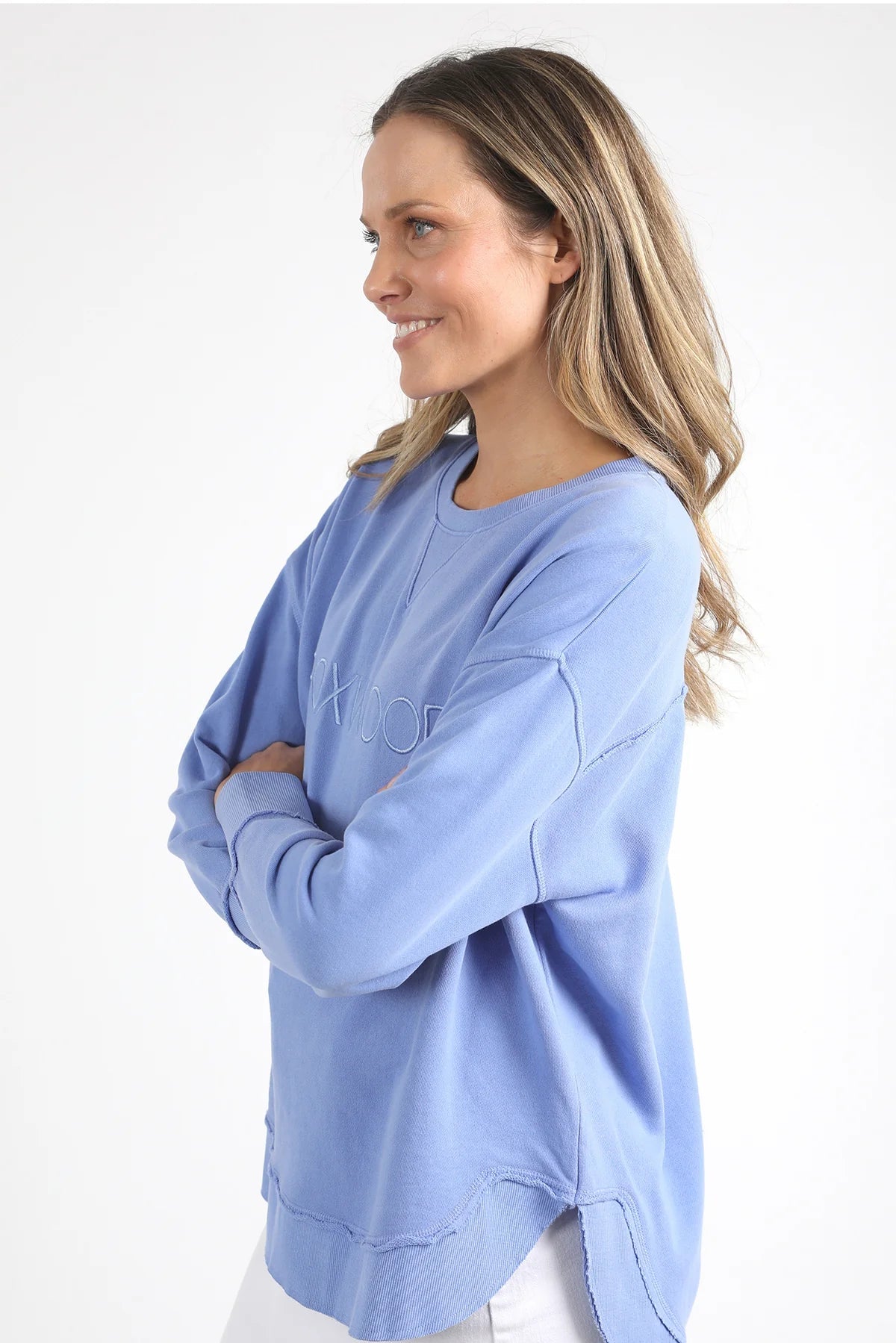 FOXWOOD SIMPLIFIED CREW - NEON BLUE - THE VOGUE STORE