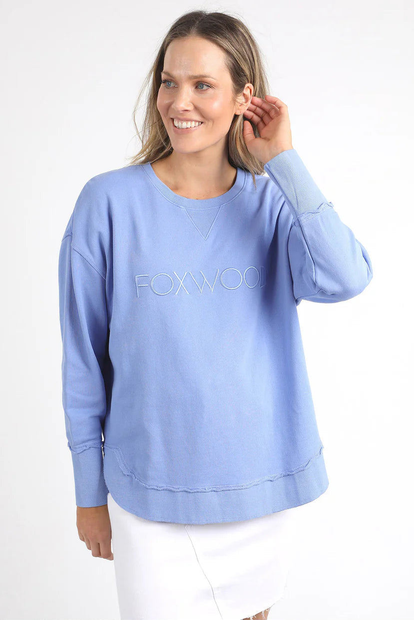 FOXWOOD SIMPLIFIED CREW - NEON BLUE - THE VOGUE STORE