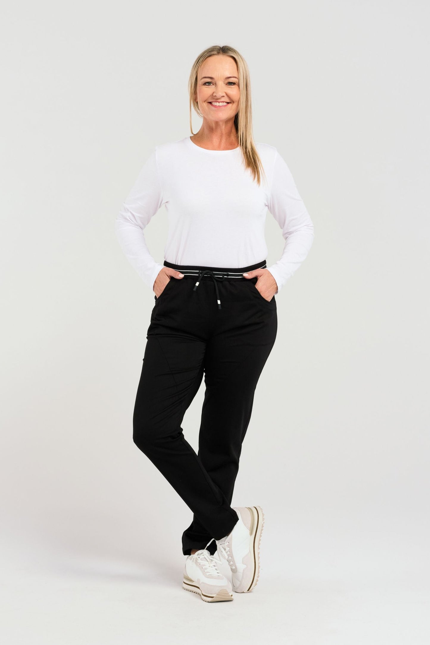 ZAFINA ZURI PANT - BLACK - THE VOGUE STORE