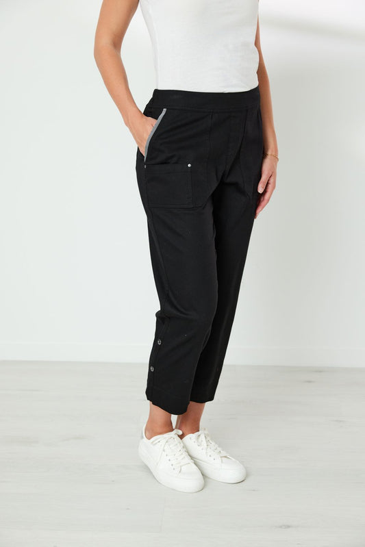 NEWPORT MICAH PANT - BLACK - THE VOGUE STORE
