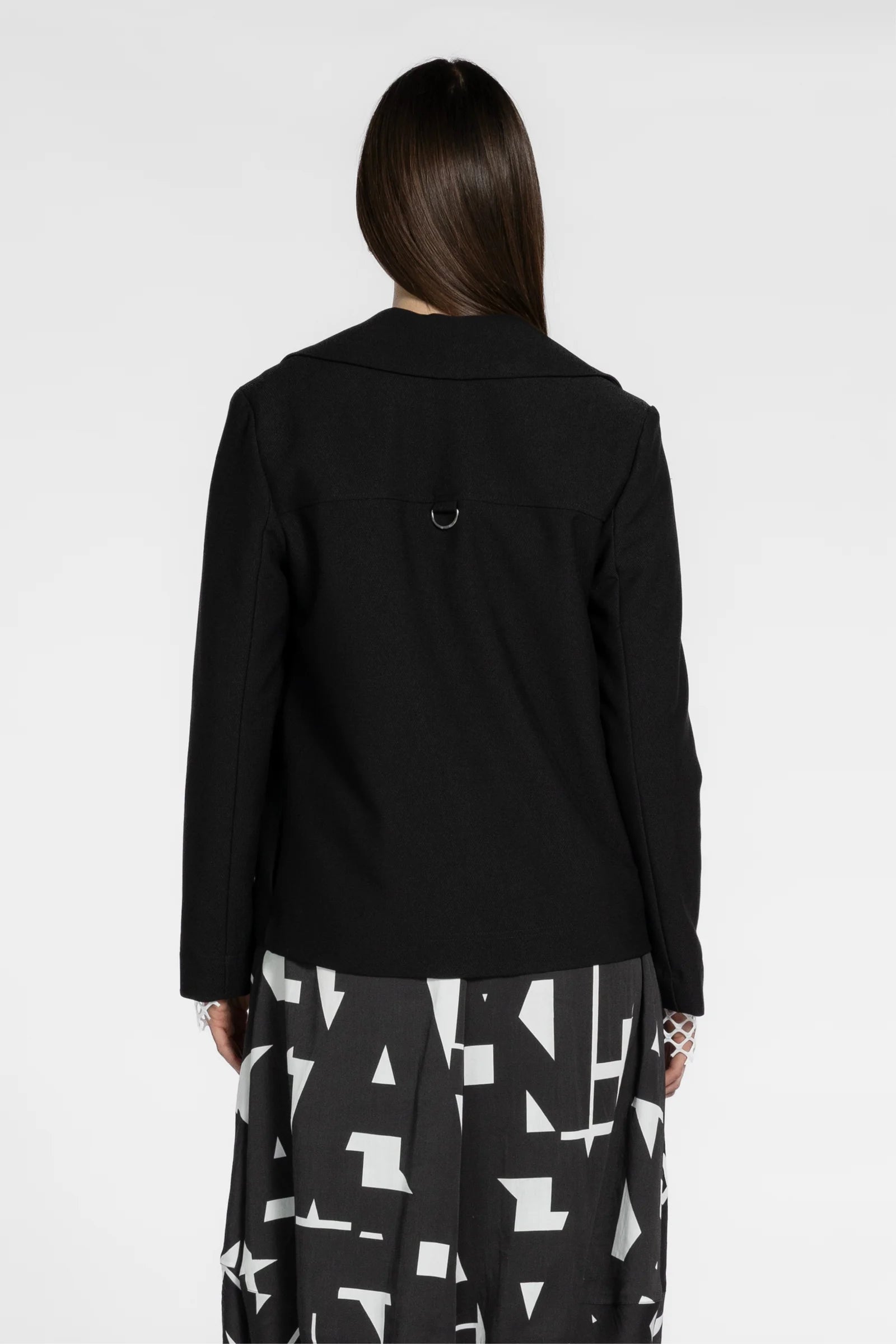 REPERTOIRE GEO JACKET - BLACK - THE VOGUE STORE