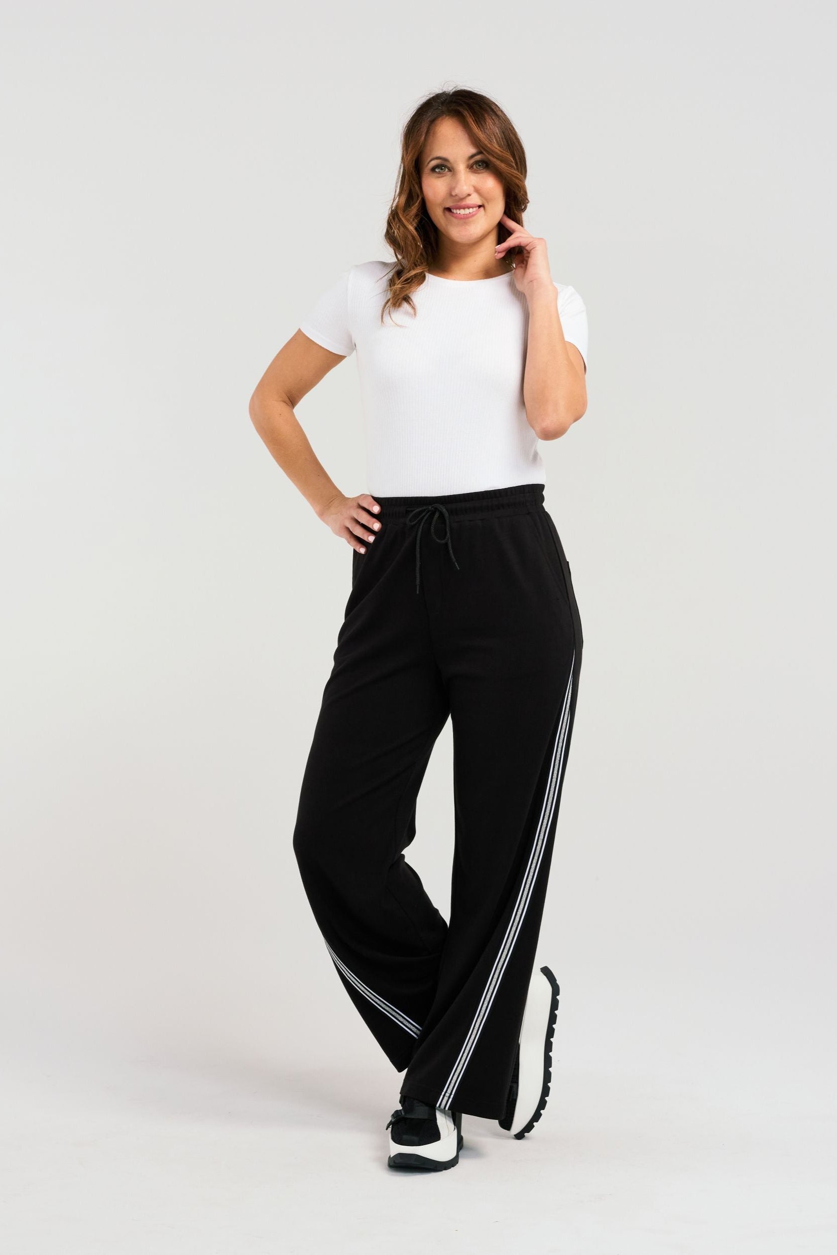 ZAFINA ADELAIDE PANT - BLACK - THE VOGUE STORE
