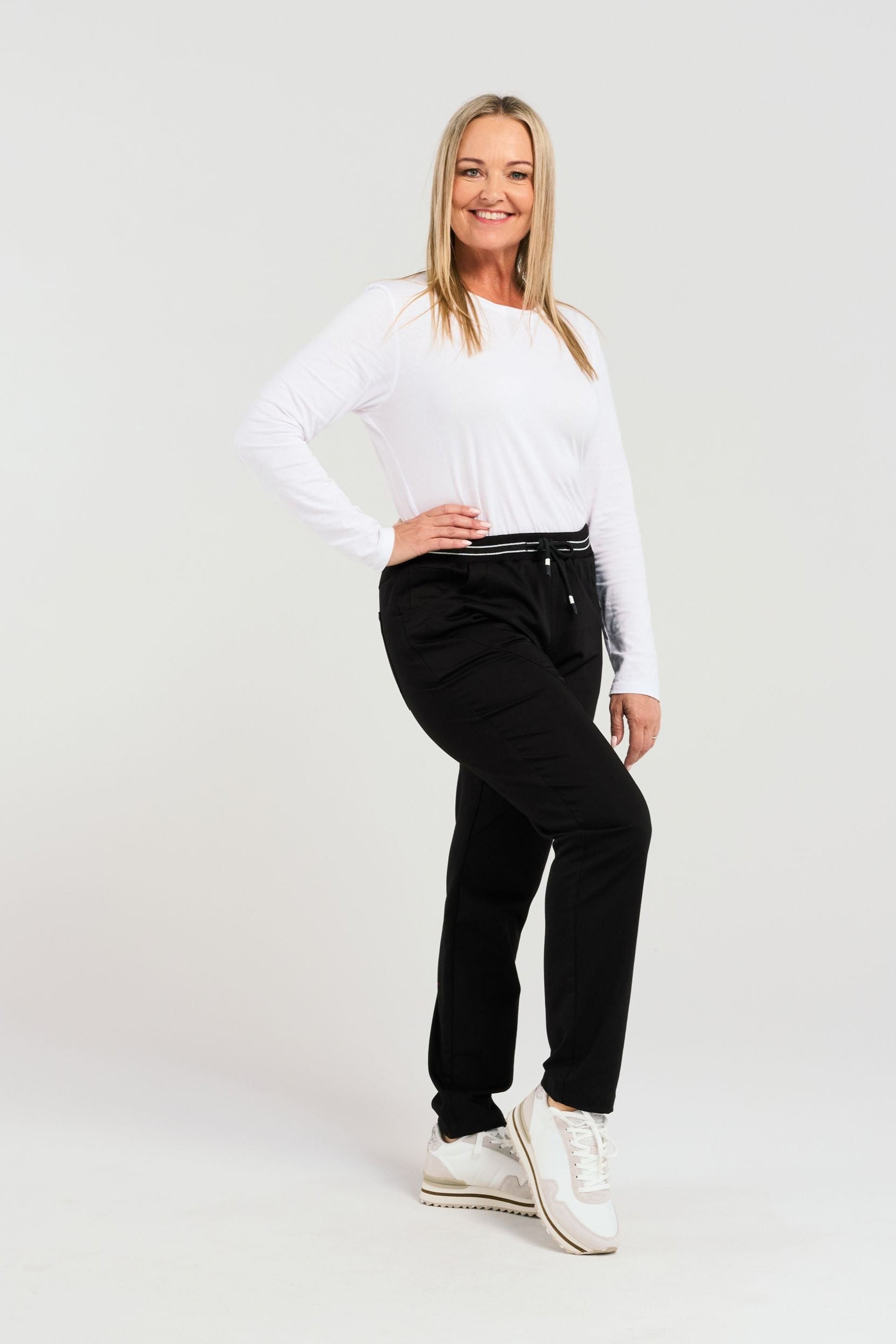 ZAFINA ZURI PANT - BLACK - THE VOGUE STORE