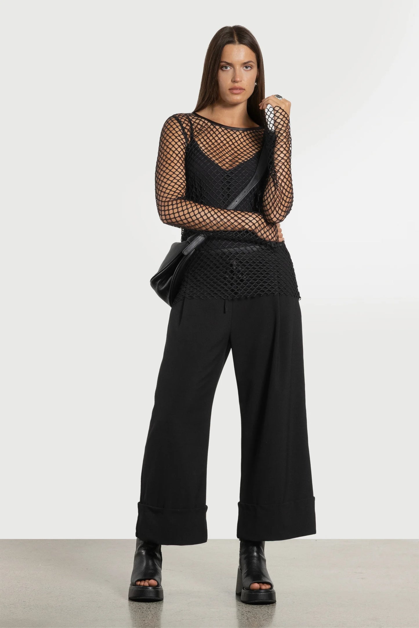 REPERTOIRE LEROY TOP - BLACK - THE VOGUE STORE