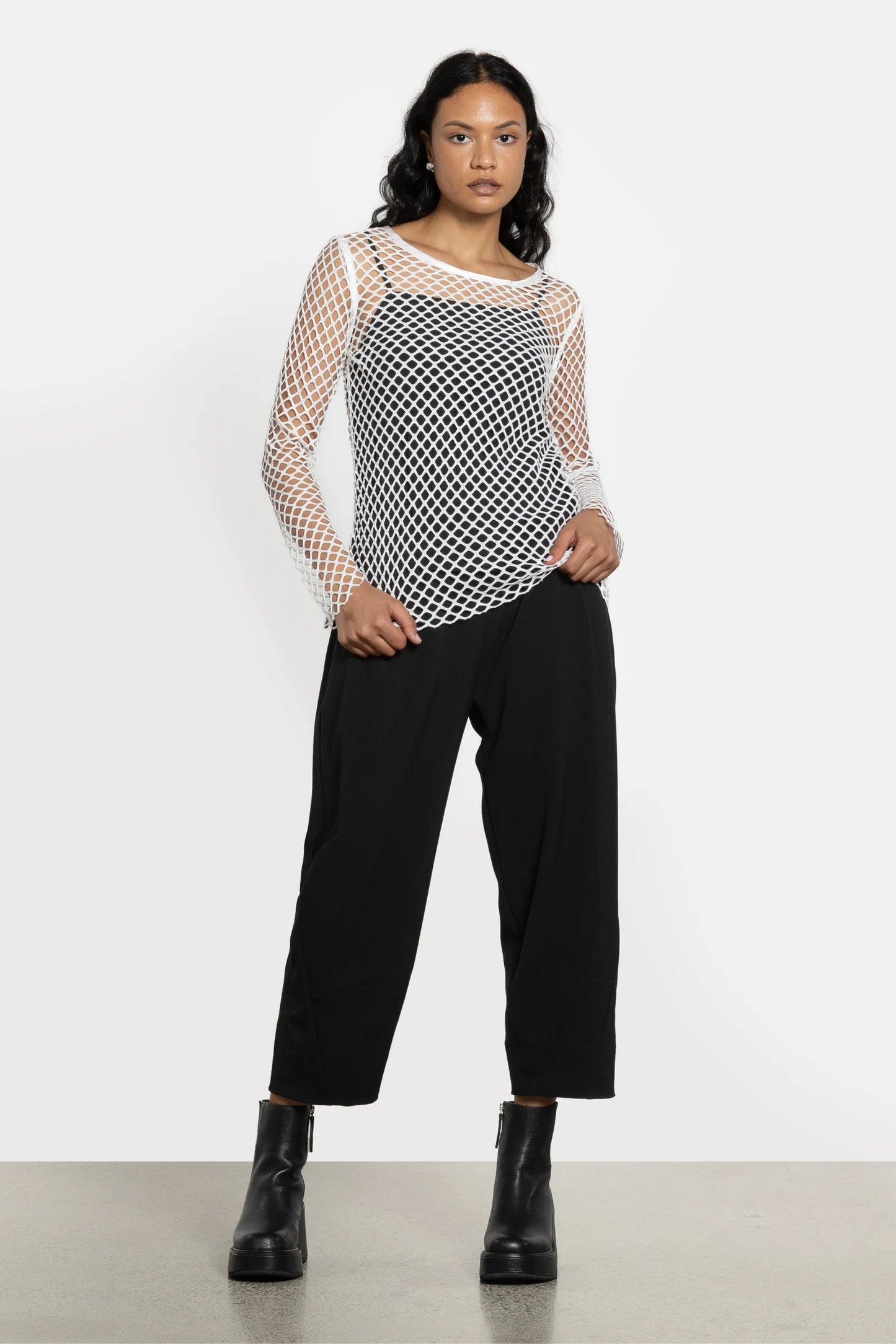 REPERTOIRE LEROY TOP - WHITE - THE VOGUE STORE