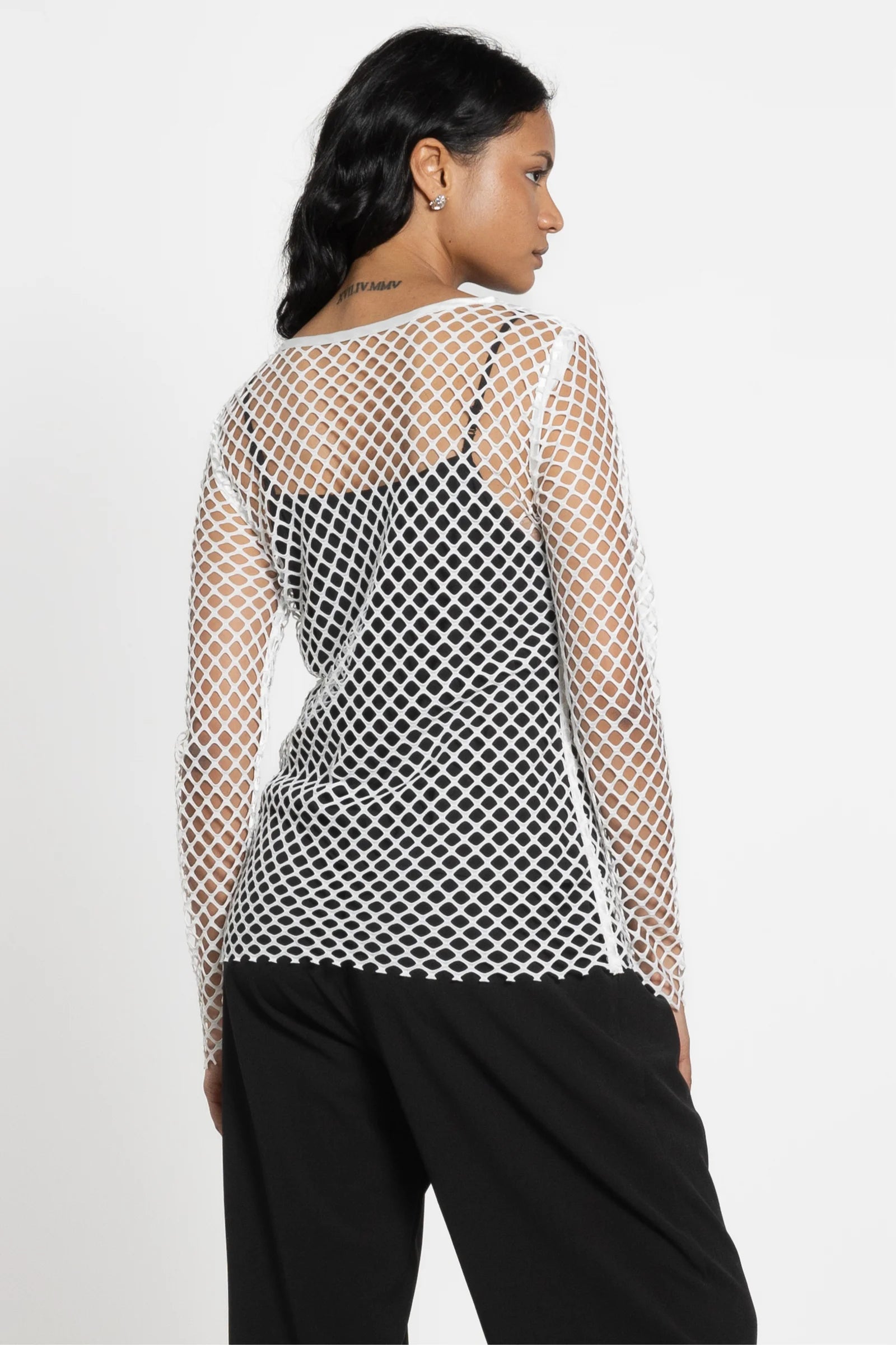REPERTOIRE LEROY TOP - WHITE - THE VOGUE STORE