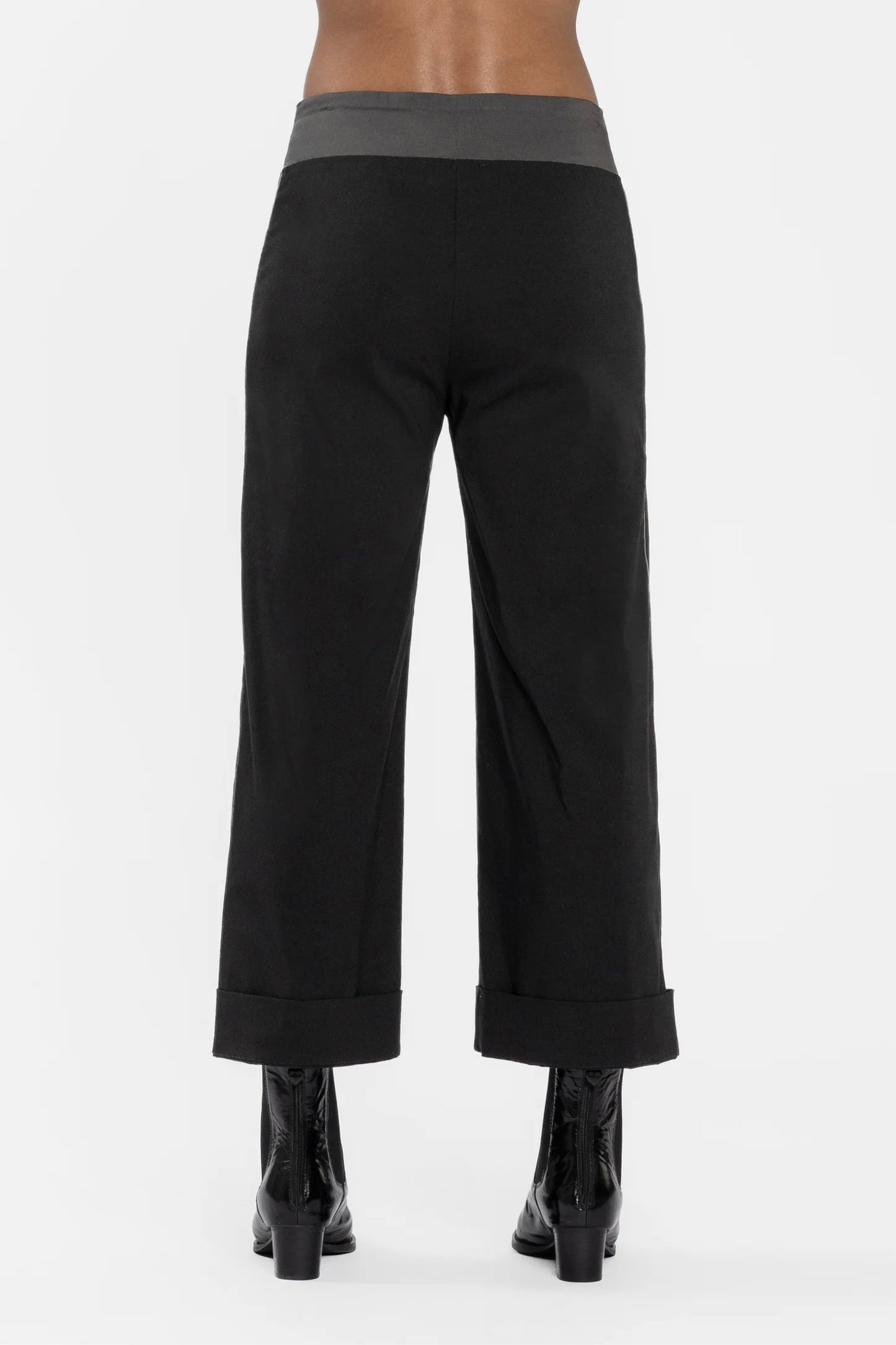 REPERTOIRE LINCOLN PANT - BLACK/KHAKI - THE VOGUE STORE