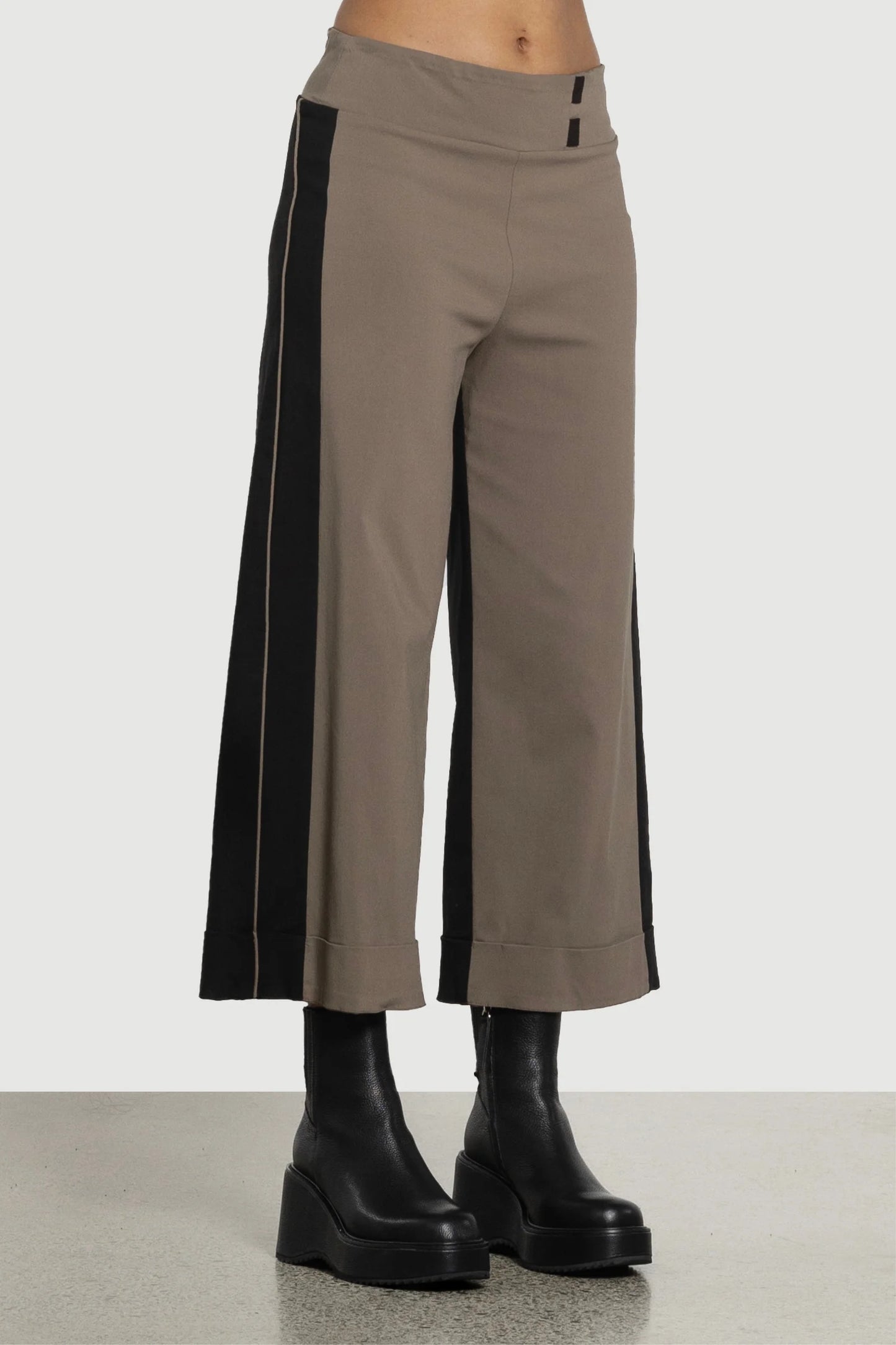 REPERTOIRE LINCOLN PANT BLACK TOFFEE - THE VOGUE STORE