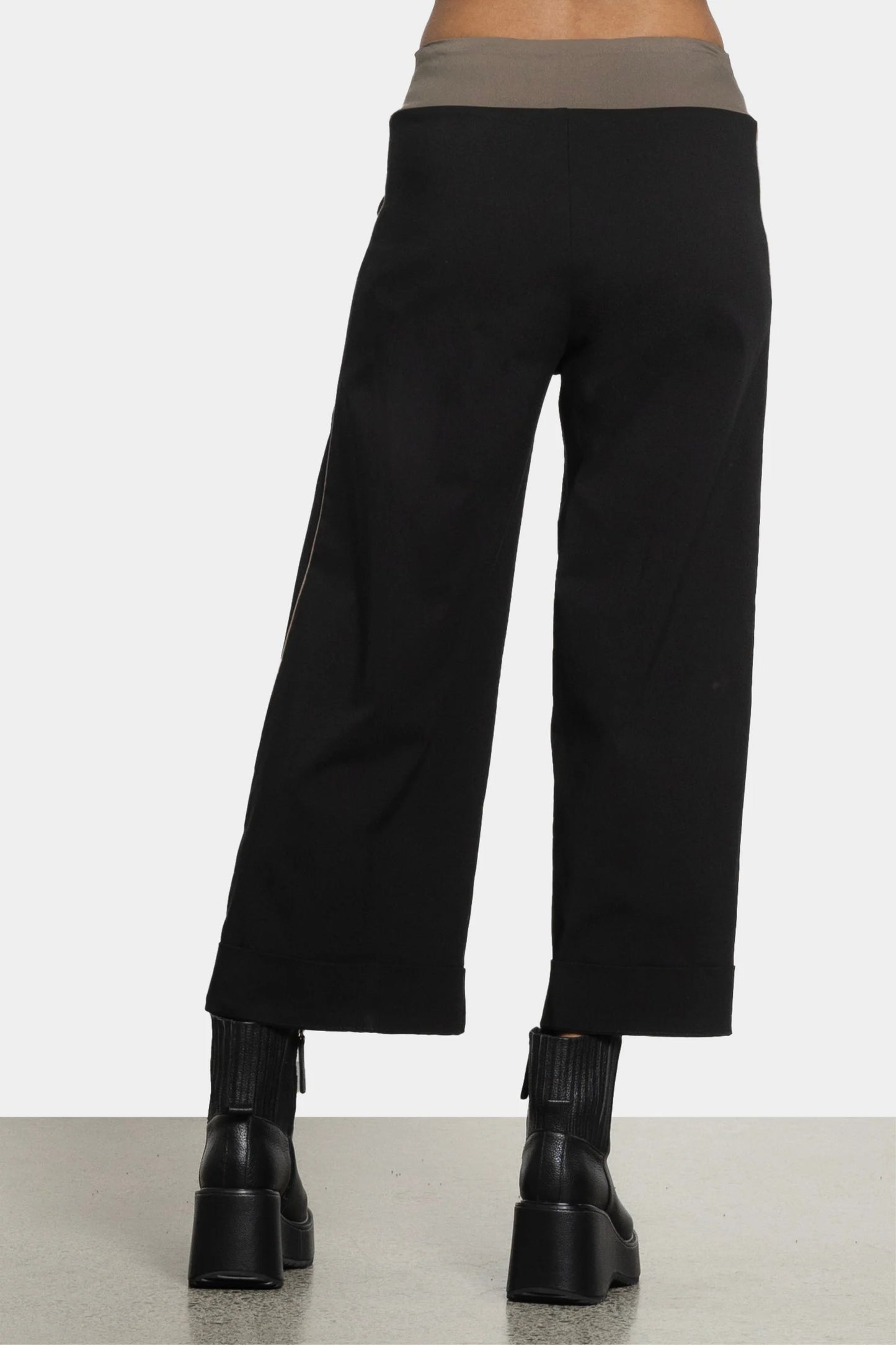 REPERTOIRE LINCOLN PANT BLACK TOFFEE - THE VOGUE STORE
